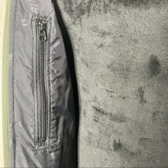 Woolrich Wool Coat Olive Green SIZE Large - Picture 7 of 10